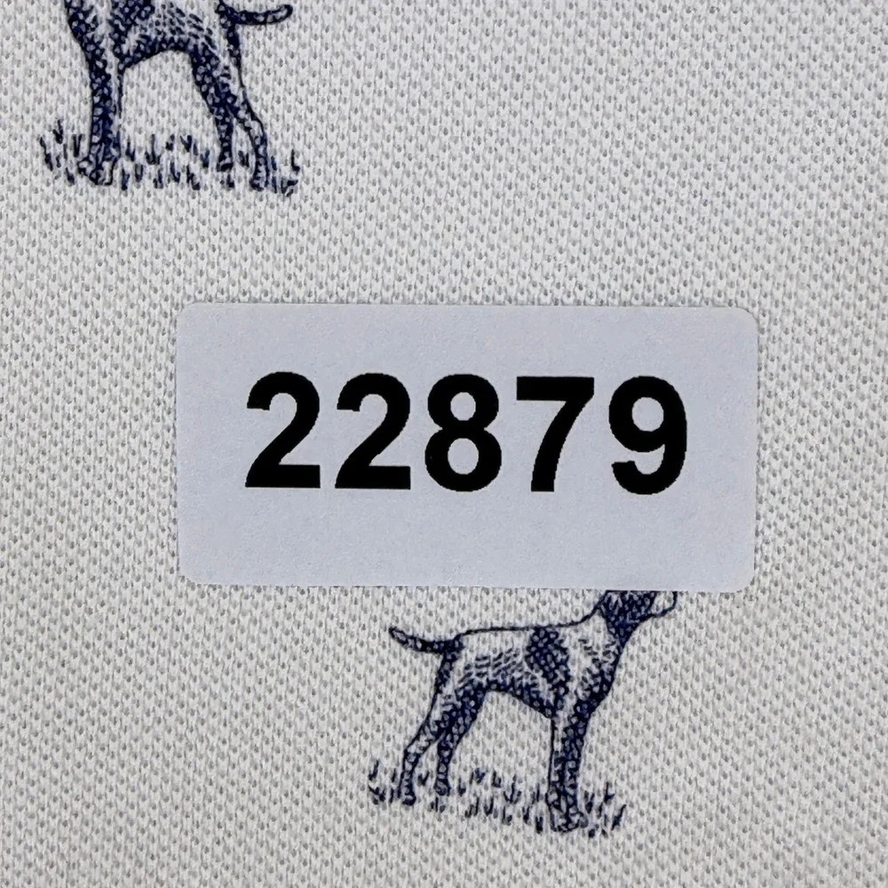 Polo Ralph Lauren Mens XXL White Pointer Dog Print‎ Classic Fit Polo Shirt